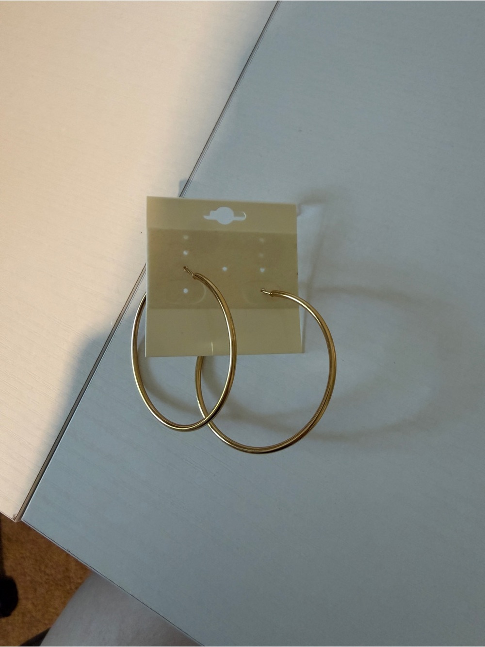 Gold Hoop Earrings - Classic Large Hoop Earrings